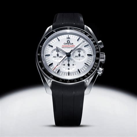 new white speedmaster omega|omega speedmaster white dial 42mm.